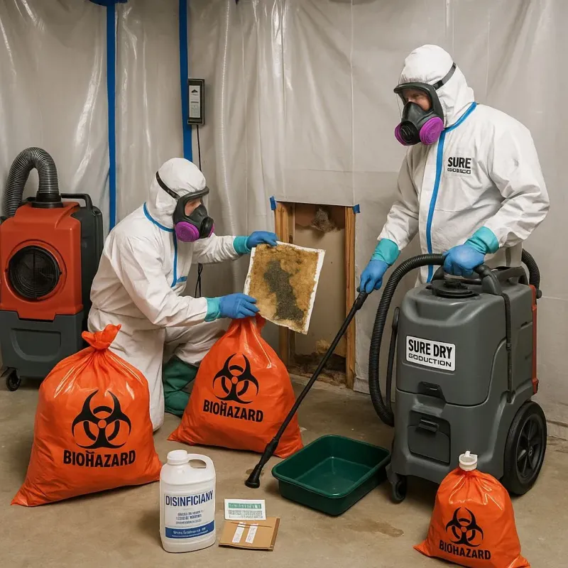 Contaminated Water Handling Protocols process in Amite, LA